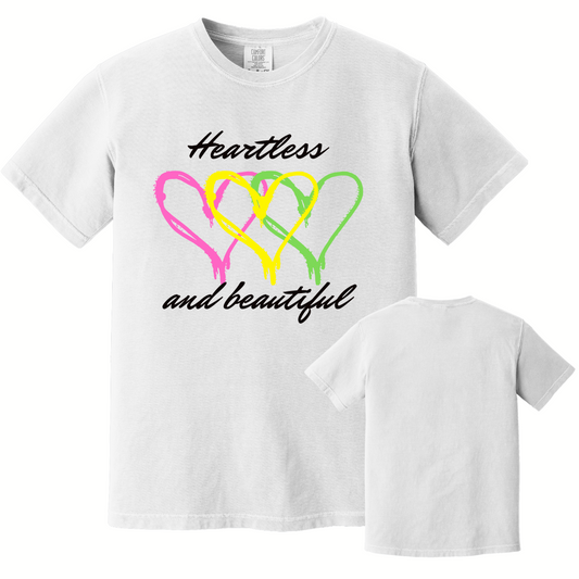 Heartless & Beautiful Drip T-Shirt – Unisex Cotton Tee