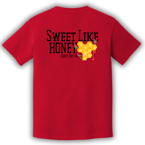 Sweet Like Honey – Don’t Try Me Tee | Double-Sided Graphic T-Shirt | Unisex Attitude Shirt