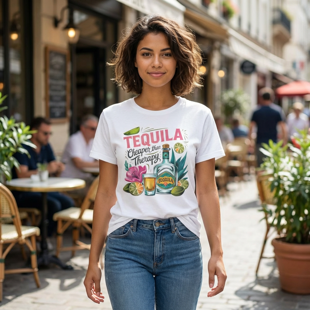 Tequila Cheaper Than Therapy T-Shirt