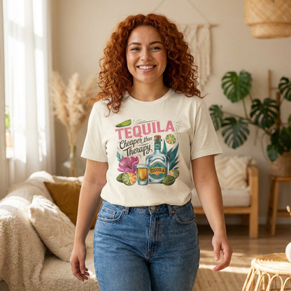 Tequila Cheaper Than Therapy T-Shirt