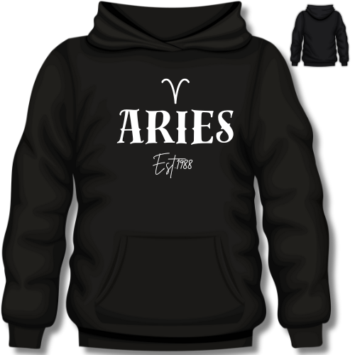 Zodiac “Est.” Personalized Hoodie | All 12 Signs Available | Unisex Astrology Hoodie