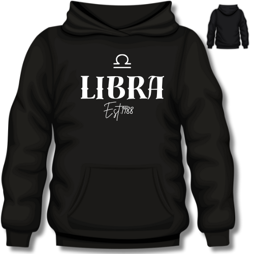 Zodiac “Est.” Personalized Hoodie | All 12 Signs Available | Unisex Astrology Hoodie