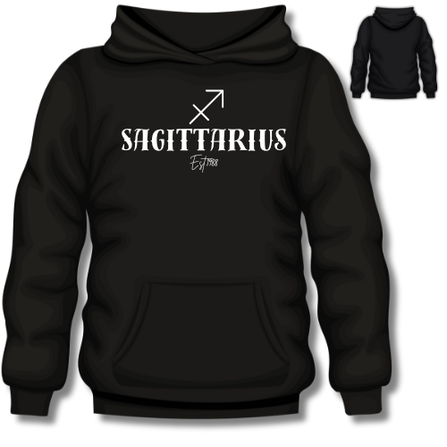Zodiac “Est.” Personalized Hoodie | All 12 Signs Available | Unisex Astrology Hoodie