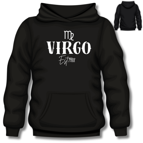 Zodiac “Est.” Personalized Hoodie | All 12 Signs Available | Unisex Astrology Hoodie